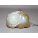 Chinese jade toggle