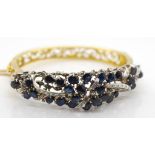 Good gold, sapphire and diamond bracelet