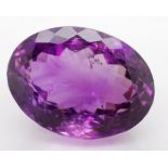 Amethyst 20ct oval gem stone