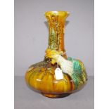 Antique Chinese glazed pottery vase
