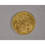 1927 sovereign gold coin