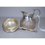 Small antique Dutch silver jug