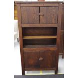 Dutch oak storage cabinet