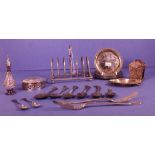 Collection of various Dutch silver items