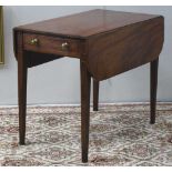 George III mahogany Pembroke table