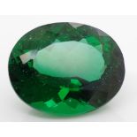 Moldavite 26ct oval cut gem stone