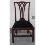 George III Chippendale period mahogany chair