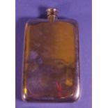 Vintage sterling silver spirit flask