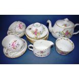 Fourteen piece Mintons part tea service