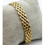 18ct yellow gold link bracelet
