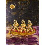 John R. Baird (b1954) 'Three Men in a Boat'