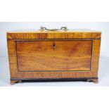 George III satinwood caddy