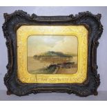 Victorian framed oil on board painting