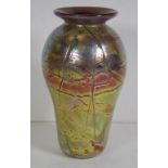 Australian art glass vase