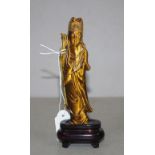 Japanese tigers eye geisha figurine