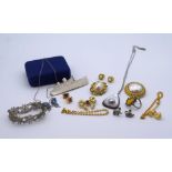 A collection of costume jewellery