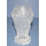 WITHDRAWN Lalique Bacchantes small clear vase
