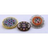 A well made micro-mosaic brooch