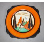 Clarice Cliff 'Fantasque' side plate