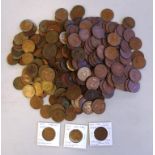 A collection of Australian pennies