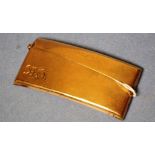 Australian 9ct rose gold card case