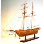 Ship model of the Harvey, 1847