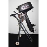 Tohatsu 5hp outboard motor on stand