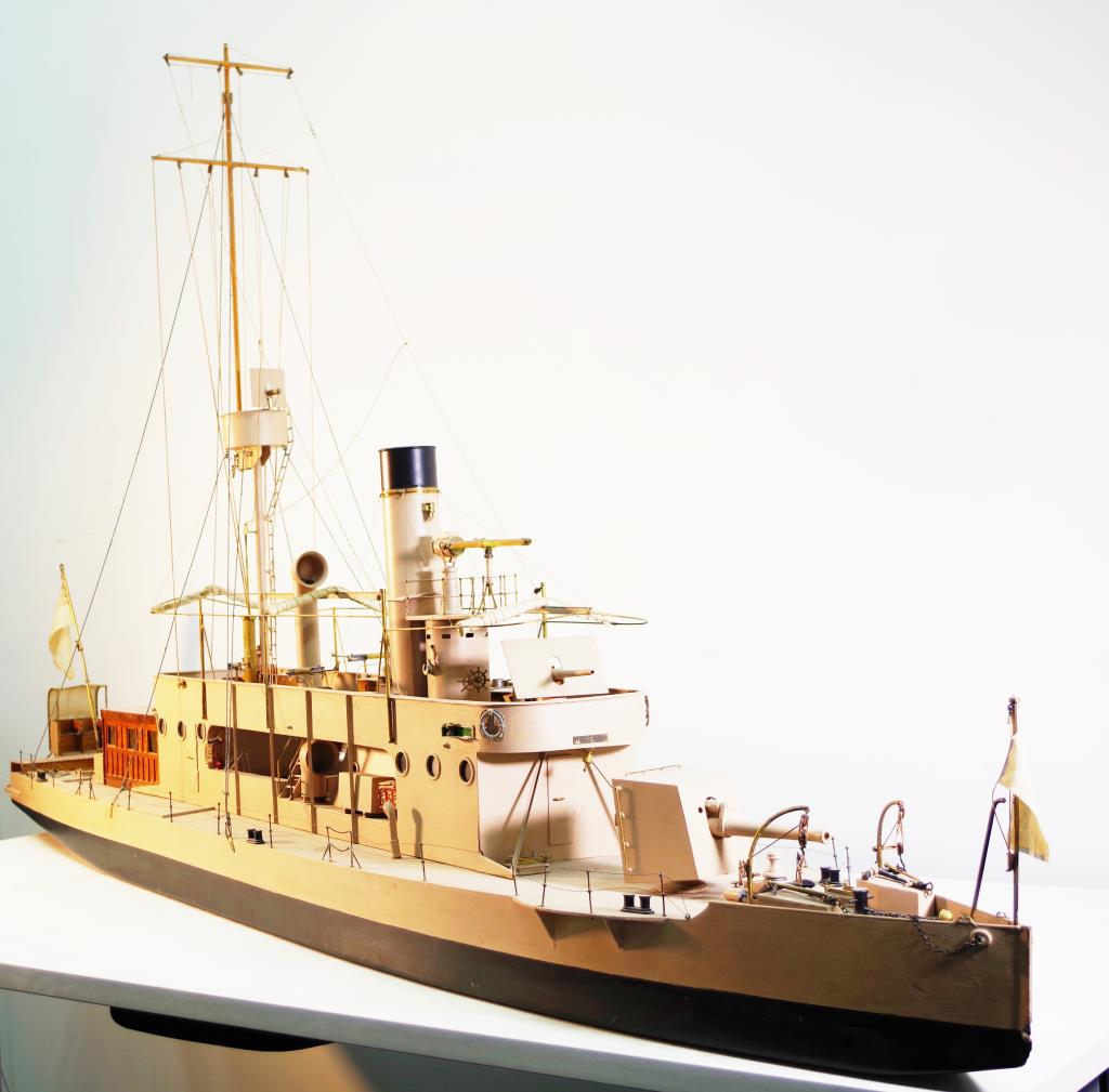 Model of the gunboat 'Firefly' - Image 2 of 3