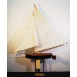 Good large antique model 'Balmain Bug' skiff