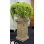 Concrete jardiniere on stand