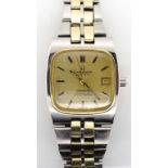 Omega Constellation 14ct gold and steel watch.