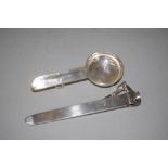 Sterling silver cigar cutter