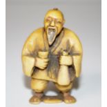 Antique Japanese ivory netsuke