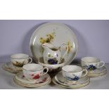 Vintage fifteen piece Royal Worcester teaset