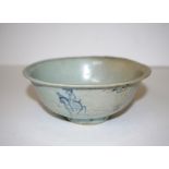 Chinese Ming Dynasty blue & white bowl