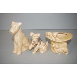 Three various Sylvac dog figures