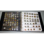 One album of world coins including silver