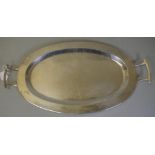 Valdes sterling silver serving tray