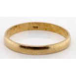 9ct yellow gold band