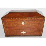 Regency mahogany caddy