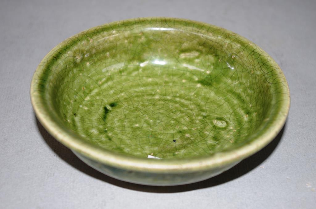 Chinese Sung style green glazed bowl - Image 2 of 4