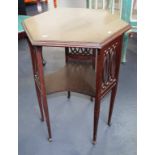 Edwardian octagonal occasional table