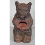 Cast iron bear moneybox