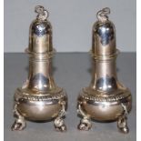 Good pair USA sterling silver pepperettes
