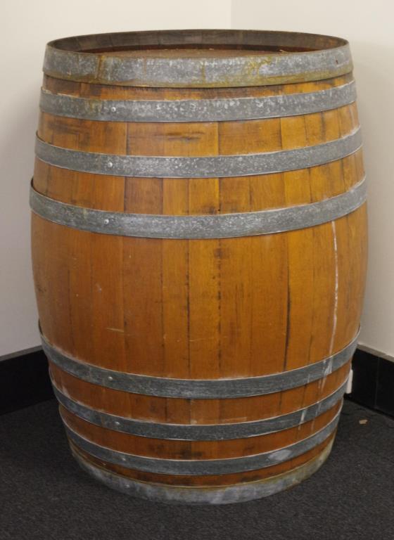 Large Boutes wine barrel