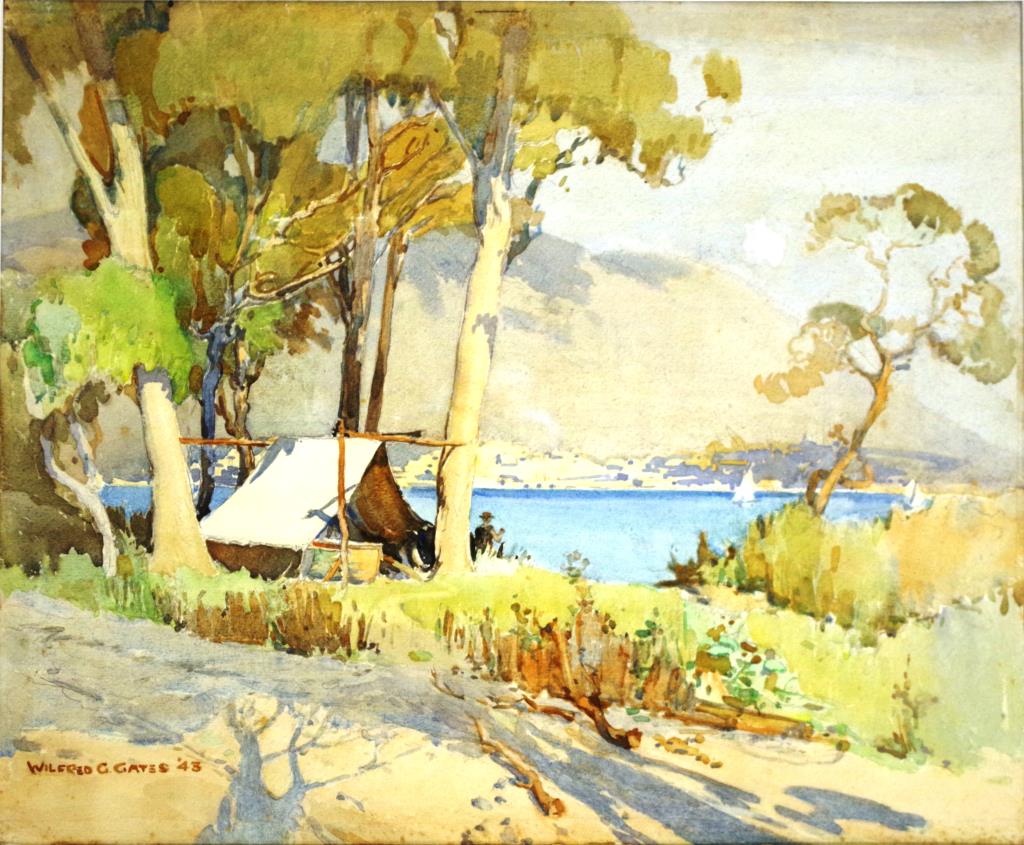 Wilfred G. Gates (1890-1967) watercolour
