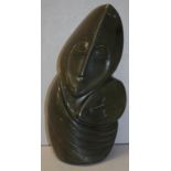 Signed Edmore Praizi hardstone sculpture