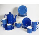 Moorcroft 'Powder Blue' coffee set