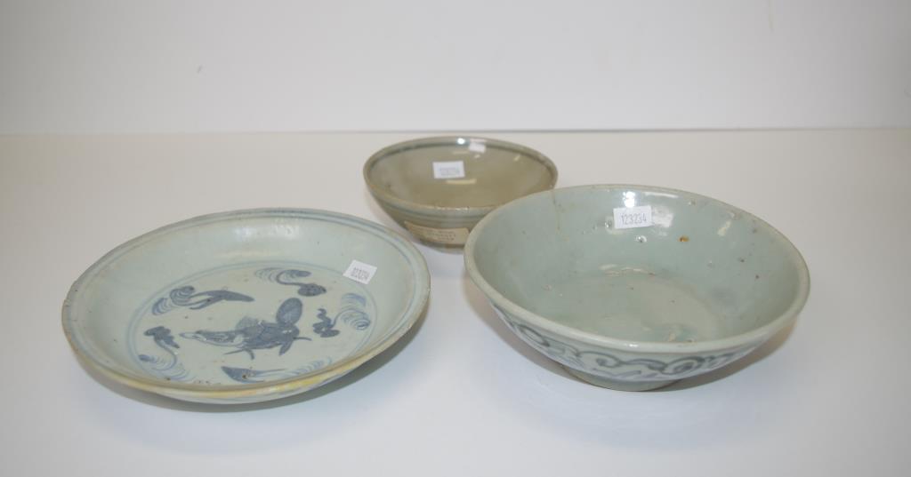 Three various Chinese Ming/Ching Dynasty bowls - Image 3 of 6