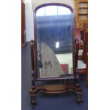 Victorian cheval mirror